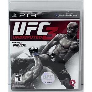UFC Undisputed 3 Sony PS3, 2012 Complete CIB Tested THQ MMA Fighting Not Rated